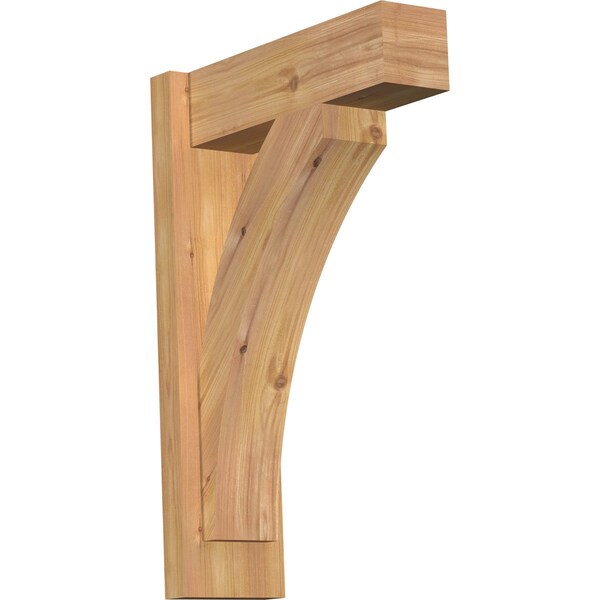 Ekena Millwork Thorton Block Smooth Outlooker, Western Red Cedar, 5 1/2"W x 16"D x 24"H OUT06X16X24THR05SWR - main